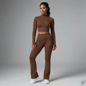 Ladies Gym Wear Brown
