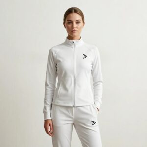 Ladies Tracksuit White