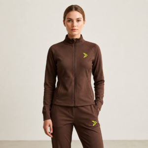 Ladies Tracksuit Brown
