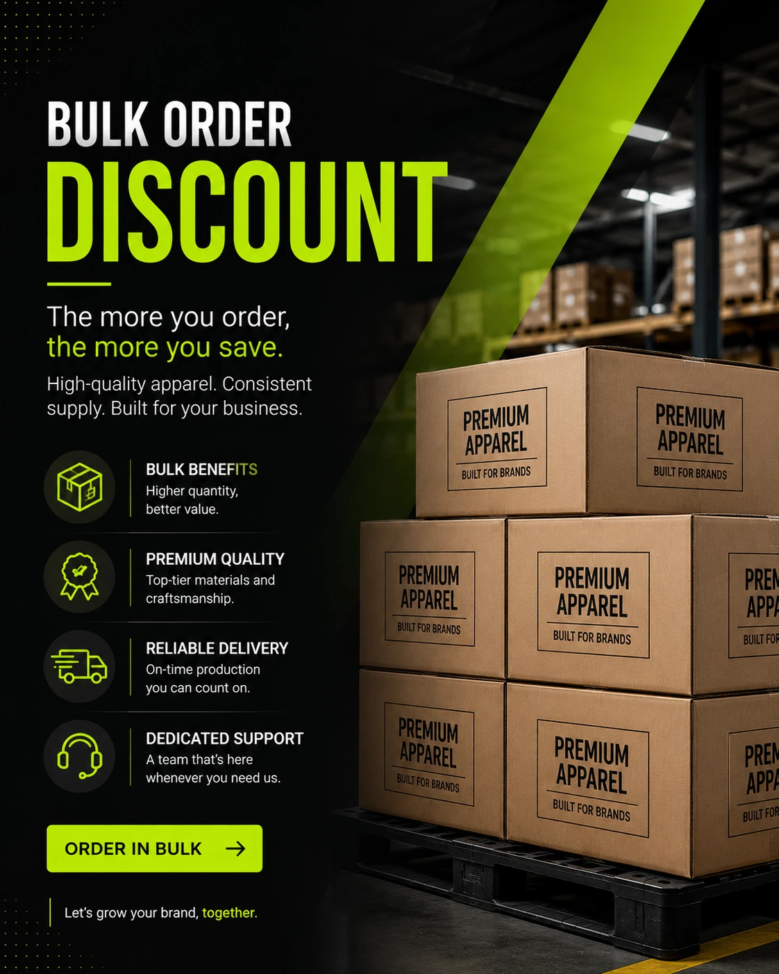 Bulk Order Discounts